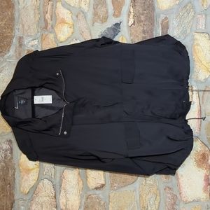 Lane Bryant black zip up jacket